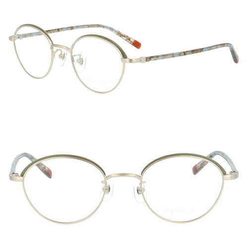agnes b. アニエスベー メガネ 50-0107 C01/C02/C03 47mm 3color