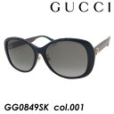 GUCCI Ob` TOX GG0849SK col.001 59mm UVJbg O Ki K̔FX C^A