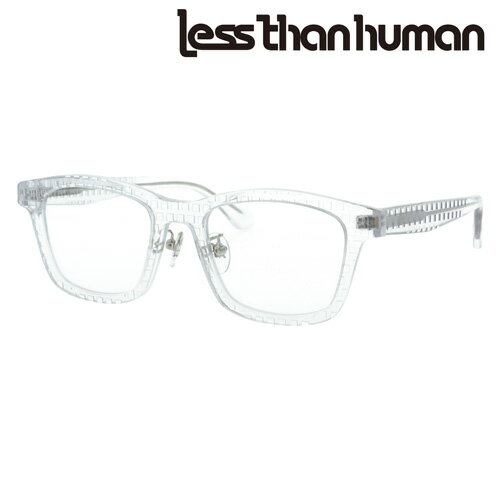 【希少】less than human クリアフレーム ケース付き　度なし値下可 希少】less than human クリアフレーム ケース付き 度なし値下可