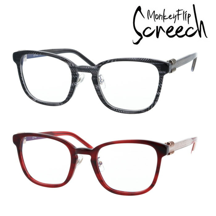 BURBERRY - MonkeyFlip Screech モンキーフリップ スクリーチ メガネ EVE イヴ col.3/6 52mm 2color