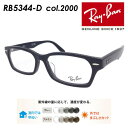 Ray-Ban Co Kl RB5344-D col.2000 55mm ubN Yt YZbg x/xNA/ɒBKl/^񋅖ʃY