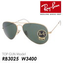 Ray-Ban Co TOX AVIATOR LARGE METAL RB3025 col.W3400 58mm Top Gun Maverick gbvK }[FbN ArG[^[ AVIATION COLLECTION Ki