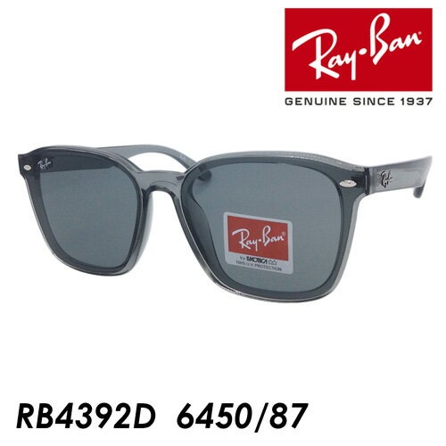 Ray-Ban レイバン サングラス RB4392D 6450/87 66mm 紫外線 UVカット 国内正規品 保証書付 大きいサングラス ビッグサイズ