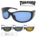 THRASHER スラッシャー 偏光サングラス BRAVE 1038 col.BK-GNP/LBL/SMP/YLP 67mm 紫外線 UVカット Polarized 4color