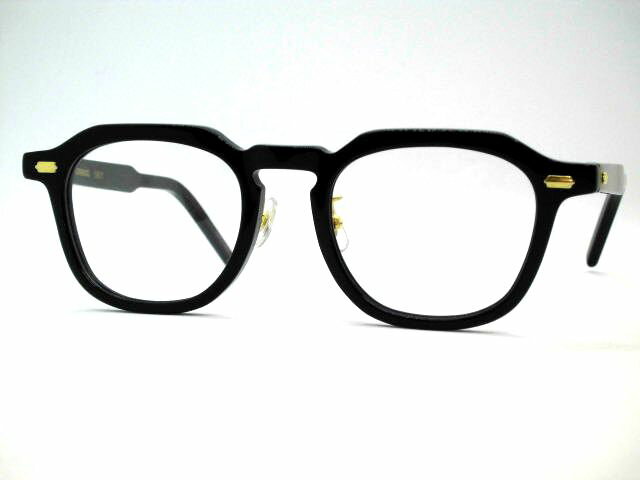 クラウンパント型鼻パット付きセルロイドメガネ　日本製　レトロなクラウンパント型鼻足付きセルロイド眼鏡　アドバンス・5801