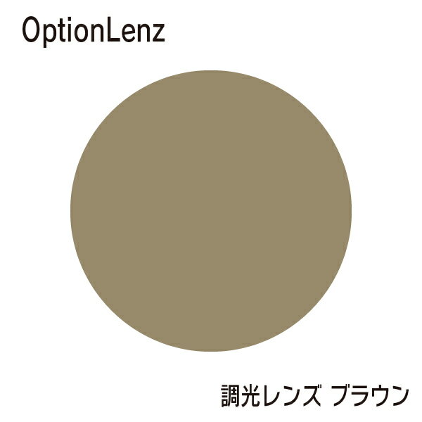 オプションレンズ【単体購入不可】調光レンズ ブラウン グレー