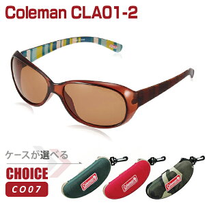 Coleman(コールマン) CLA01-2 ケース付き CO07 レディース 偏光レンズ採用サングラス