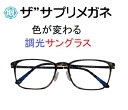 ザ”サプリメガネU910 度無し色の濃度が変わる調光【国産高性能、東海光学ルティーナレンズ】【JIS規格適合メガネ】アイケアメガネおしゃれ 超軽量ウルテムフレー...