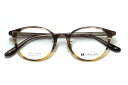【レンズ付メガネ】LAULEA ラウレア byアミパリ LA 4041-BRH ブラウンハーフ【ボストン系】【アセテート】【ノーズパッド付きプラスチックフレーム】【日本製眼鏡】