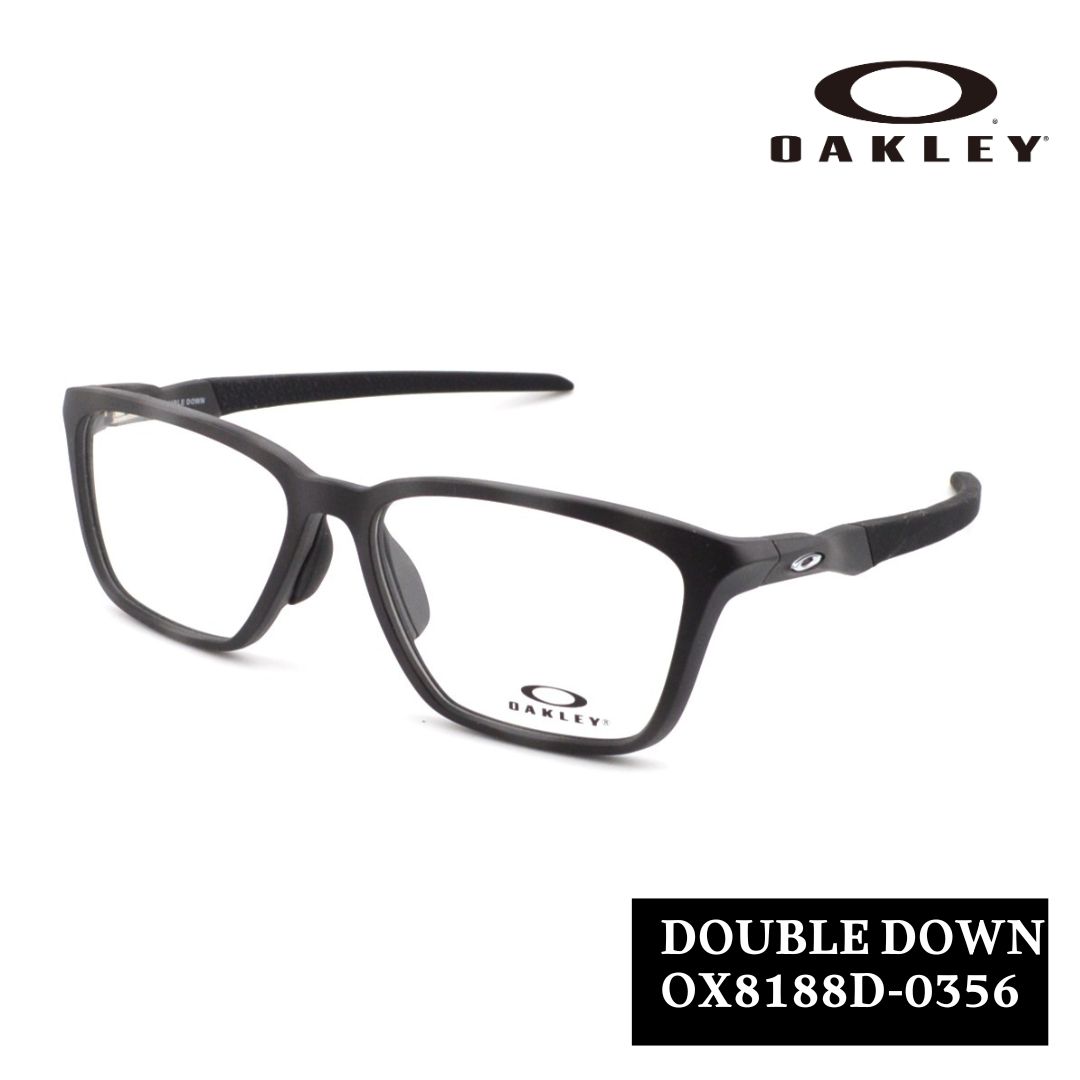 OAKLEY DOUBLEDOWN OX8188D 0356 オークリー ダブルダウン アジアンフィット 度付き 度無し サテンブラ..