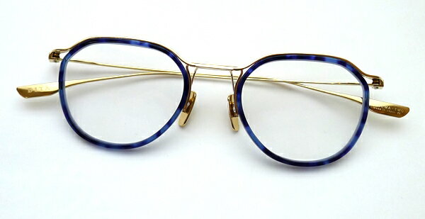 DITA（ディータ） SCHEMA-TWO（スキーマツー）DTX131-49-07 White Gold - Blue Tortoise w/ Clear