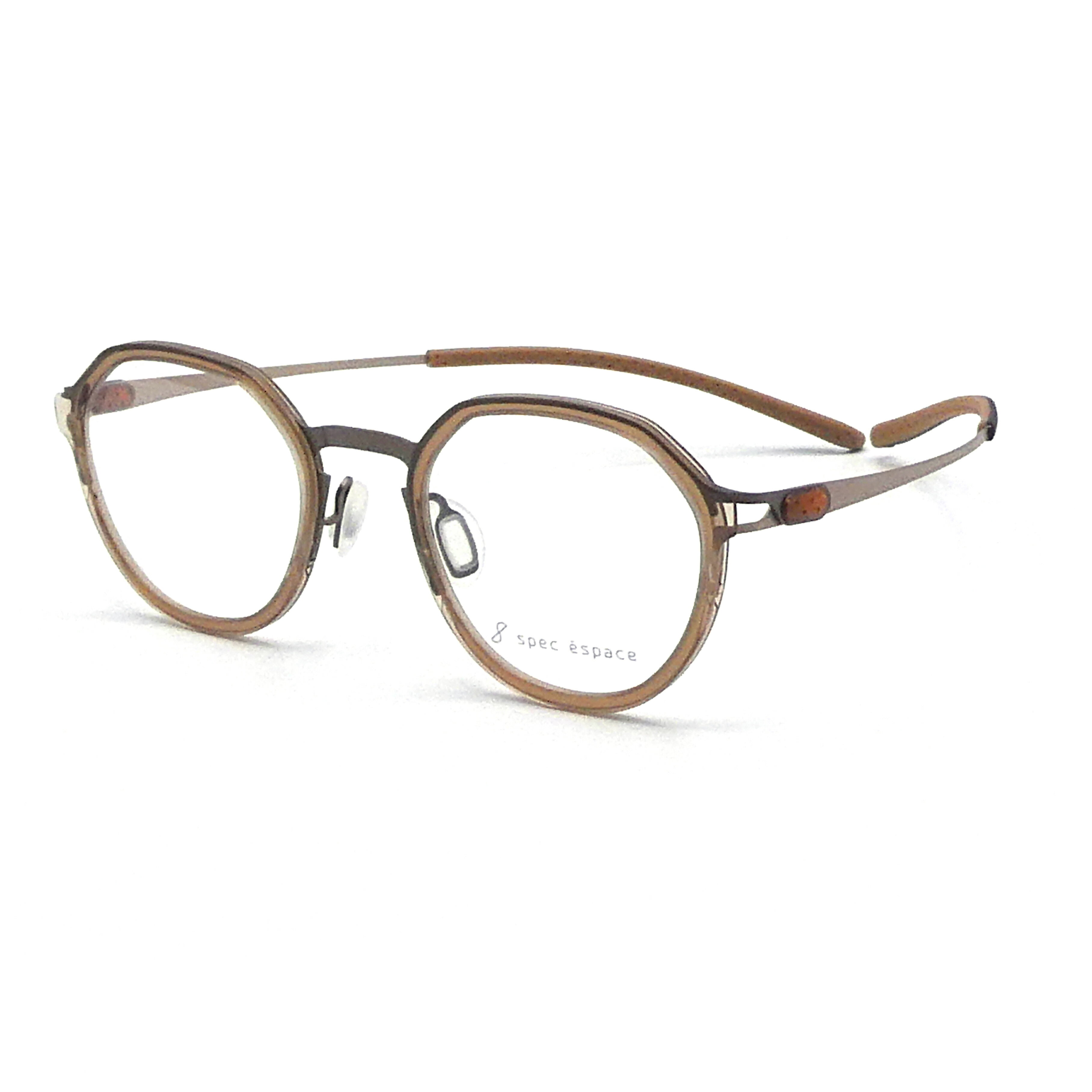 spec espace（スペックエスパス） ES-2373 Col.02（clear brown / light brown）