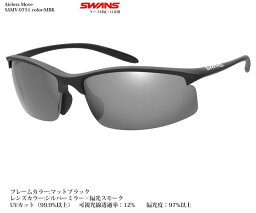 【偏光レンズ】SWANS スポーツサングラス Airless-Move SAMV-0751 color:MBK