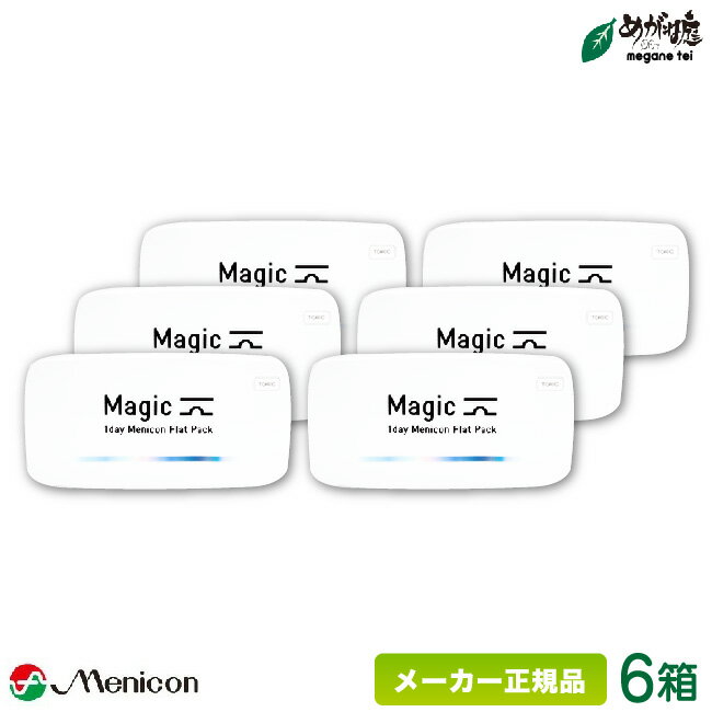 メニコン ワンデー マジック トーリック 30枚入り 6箱 (メニコン 1day 1日使い捨て 乱視用 マジックワンデー magic tc toric)
