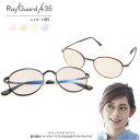 【UV紫外線&ブルーライトをWプロテクト!】 レイガード435【RayGuard435】 青色光カットメガネ一式セット 【HOYAレンズ】【PCメガネ】 度付き...