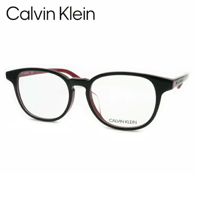 カルバンクライン メガネ フレーム CK18529A 010 ブラック 黒 53サイズ メガネフレーム 眼鏡 最短発送 CalvinKlein セル ウェリントン
