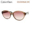 Calvin Klein　カルバンクラインサングラス　CK22559SLB　200　スケルトンブラウン　セル　メンズ　レディース　UVカット　ケース付　【最短発送】