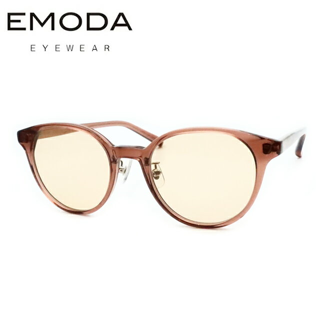 【EMODA】エモダサングラス EMDS-106 1 スケルトンピンクブラウン【最短発送】