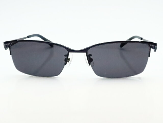 【度つきカラーレンズつき！】　コンプレックス度入りサングラスセット　（度付きサングラス）COS-197　2　マットネイビー　ナイロール　スクエア