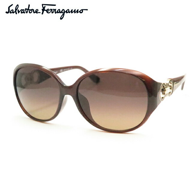 【Salvatore Ferragamo】フェラガモサングラスSF896SRA 210 ブラウン【最短発送】