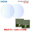 持ち込みフレームのレンズ交換も歓迎！【HOYA】高品質レンズ薄型ハイルックス1.6VP【2枚1組】（HILUX1.6VP）