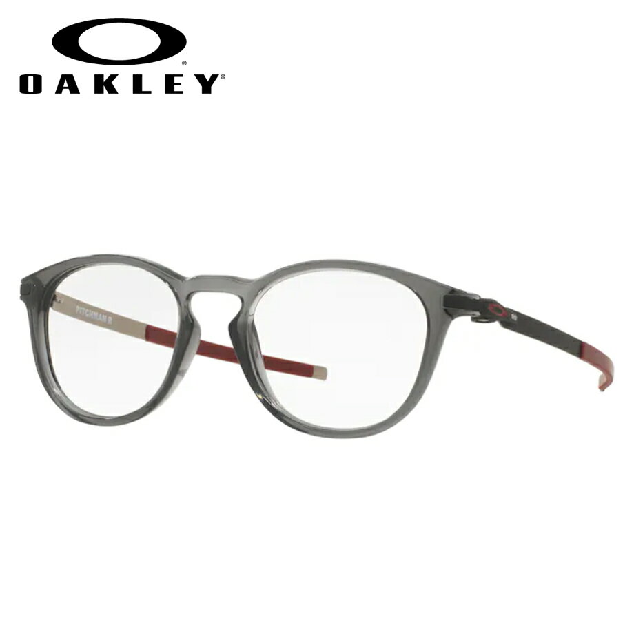 オークリーメガネセット　OX8105　0252　52サイズ　ピッチマンR　PITCHMAN R　HOYA製レンズつき　度付き　度入り　度なし　ダテメガネ　伊達眼鏡　UVカット　フレーム　OAKLEY