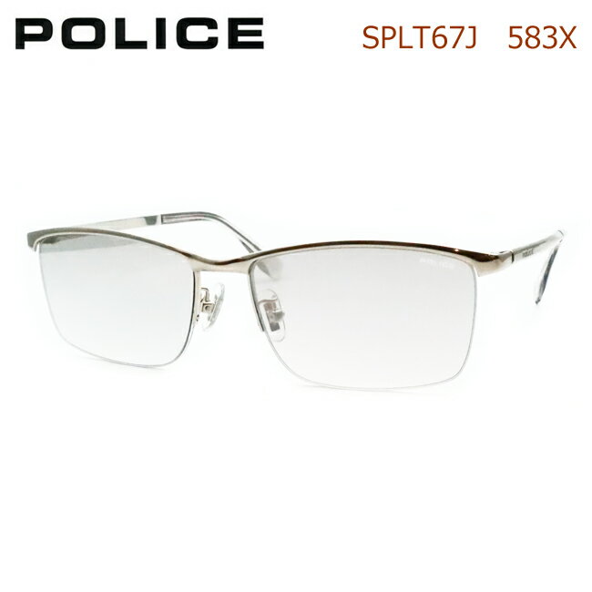 【POLICE】ポリスサングラス　SPLT67J 583X シルバー ...(4)