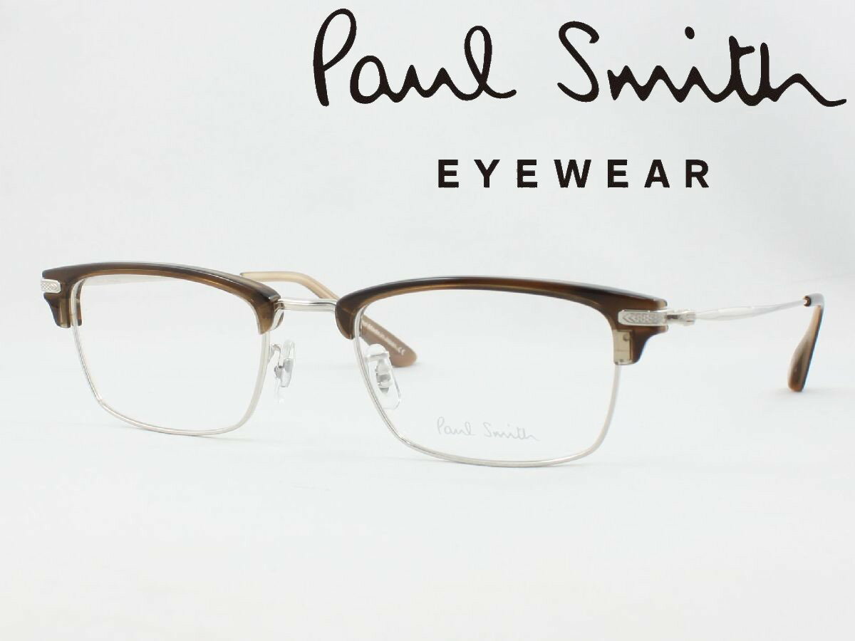 【在庫限り特別価格】Paul Smith ポールスミス 日本製メガネフレーム PSE-5003 GBRBS 度付き対応 近視 遠視 老眼鏡 遠近両用 メンズ サーモント ブロー