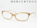 【在庫限り特価】MERCURYDUO マーキュリーデュオ メガネ 薄型非球面レンズセット MDF-8001-4 度付き対応 近視 乱視 老眼鏡 遠近両用 かわいい おしゃれ スクエア レディース レディス 上下幅 細い 狭い 軽量 軽い 人気 セルフレーム メタルフレーム コンビ フルリム(4)