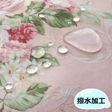 薔薇柄トップクロス 撥水加工100×100cm 全2色