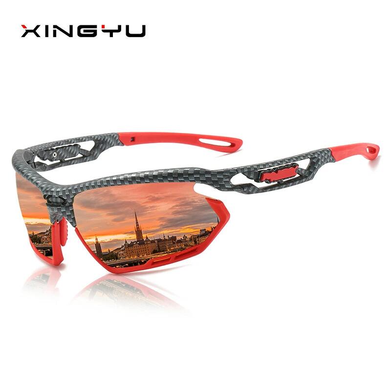 【送料無料】5色展開スポーツサングラス レンズ強化調光偏光サングラス 紫外線カット uvカット ゴルフ 釣りランニング ドライブ　野球 自転車用サングラス