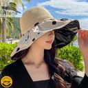 UPF50+ 帽子 レディース 大きいサイズ uv 折りたたみ 紫外線カット 春 夏 飛ばない UVカット 日よけ 日焼け 紫外線 ハット つば広 春夏 運動会...