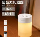 加湿器 卓上寝室加湿器 ペットボトル600ml 枕元卓上加湿器 静音 小型 加湿器 LEDライト ミニ加湿器 超微細ミストモード調節大容量 上部給水 超音波 加湿器コンパクト 手入れ簡単オフィス 空焚き防止 おしゃれ USB給電 乾燥対策 潤い秋冬加湿器 寝室