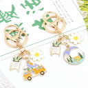 バッグチャーム うさぎちゃん 猫ちゃん キーチェーン 鍵 車 お月様 軽量 可愛い キーホルダー お月様 キーリング カワイイ オシャレ レディース メンズ お...