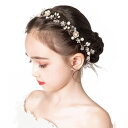 ヘアアクセ 髪飾り ヘアアクセサリー ヘッドドレス ドレス小物 リボン 子供ドレス 華やか フォーマル 花冠 結婚式 入学式 入園式 卒園式 ピアノ発表会 ティ...