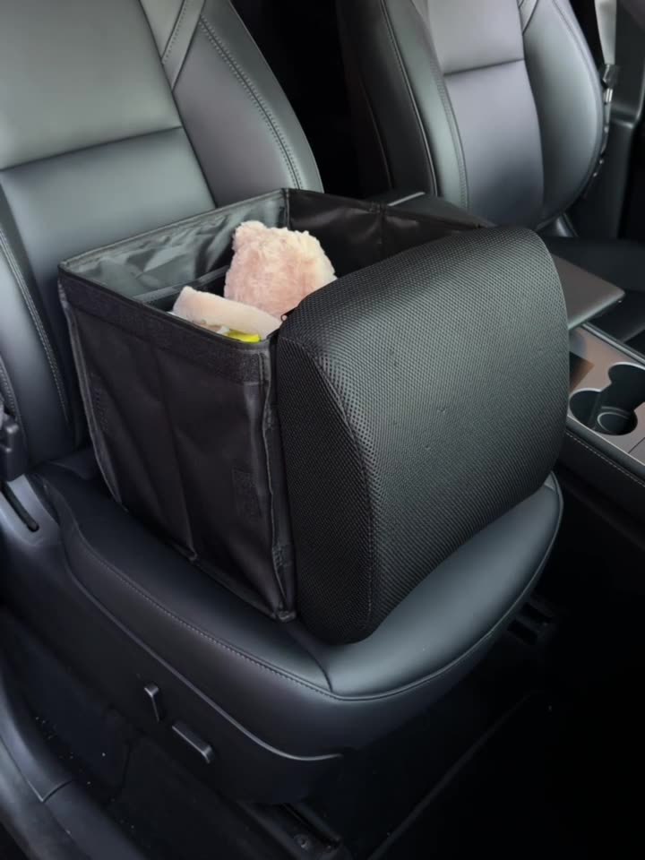 Rakuten - シートボックス 新開発 車内収納ボックス 腰当 大容量 収納 車内 折りたたみ コンパクト 荷物 転落防止 カー用 ドライブ 旅行 トラベル 車用品 助手席 シート 固定 背もたれ 買い物