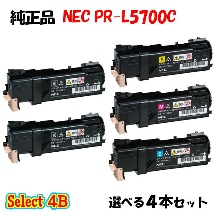 |Cg10{Iyiz NEC PR-L5700C gi[J[gbW 4{Zbg (ubN 2{ƑIׂJ[ 2{)