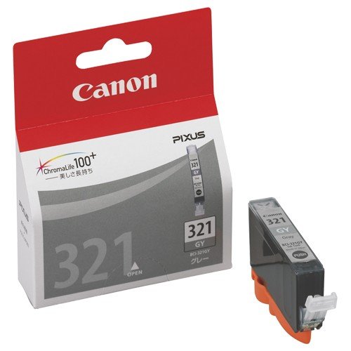 【純正品】CANON キヤノン インクタンクBCI-321GY グレー (2931B001)