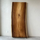 銘木屋 オーダーメイド モンキーポッド 一枚板 高周波プレス済み Lサイズ 幅:約2090mm×奥行:約900mm(最大) 天板厚:約50mm 職人手作り MP...