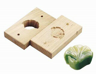 手彫物相型(上生菓子用) イチョウ【 物相型 和菓子 お菓子作り 】 【 バレンタイン 手作り パティシエ お菓子作り 道具 手彫り物相型 業務用】 2