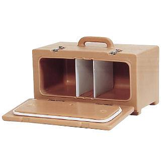 カムキャリアー ホームデリバリー用 80PMC コーヒーベージュ【 フードキャリア 台車 カート フードキャリア 台車 カート 業務用】 [2]