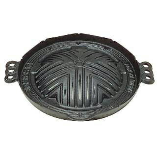 (S) 鉄ジンギス鍋 穴明 29cm【 ジンギスカン 鉄製 鉄鍋 料理演出用品 卓上鍋類 焼肉プレート 】
