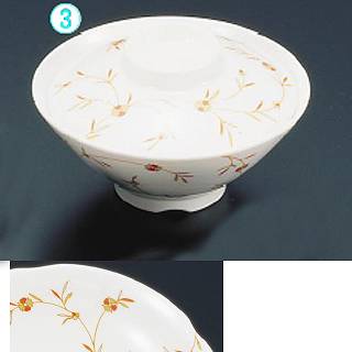 メラミン「なんてん」飯椀 蓋 M-231-N【...の紹介画像2