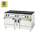 コメットカトウ ガスレンジ XY両面タイプ D=900 レンジタイプ 1500×900×850 XY-1590 12A・13A(都市ガス)【 メーカー直送/後払...