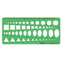 【まとめ買い10個セット品】 クラウン テンプレート CR-TN530-G 1枚