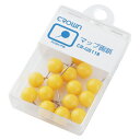 【まとめ買い10個セット品】 クラウン 画鋲 CR-GB118-Y 黄 15本