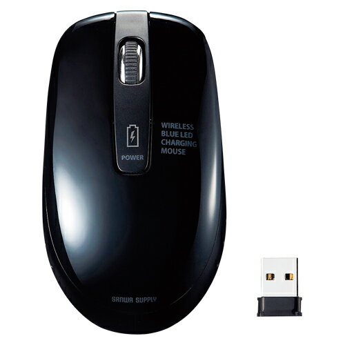 【まとめ買い10個セット品】サンワサプライ 充電式ワイヤレスブルーLEDマウス MA-WBL118BK ブラック 1個電池交換不要、充電して繰り返し使用 【まとめ買い10個セット品】サンワサプライ 充電式ワイヤレスブルーLEDマウス MA-WBL118BK ブラック 1個電池交換不要、充電して繰り返し使用