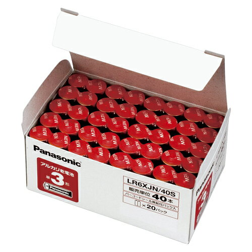 【まとめ買い10個セット品】 パナソニック アルカリ乾電池 LR6XJN/40S 40本 【まとめ買い10個セット品】 パナソニック アルカリ乾電池 LR6XJN/40S 40本