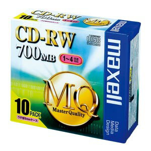 maxell PC DATA用 CD-RW CDRW80MQ.S1P10S 10枚