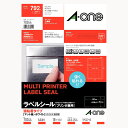 【マラソン期間限定!エントリーでポイント5倍!!】【まとめ買い10個セット品】エーワン ラベルシール(プリンタ兼用) 78244 18枚